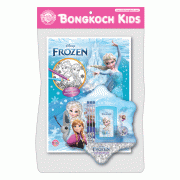 FROZEN สมุดระบายสีและเกมแสนสนุก SPARKLE & LIGHT + ชุดเครื่องเขียน